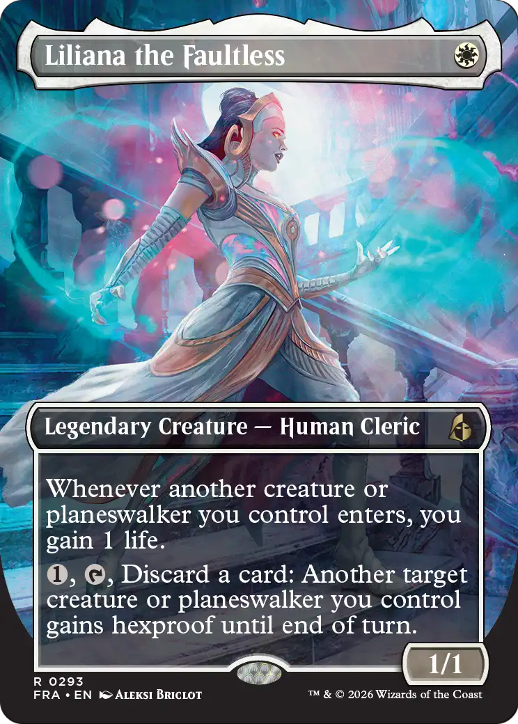 Liliana the Faultless (Borderless) [Reality Fracture] | Webway Games