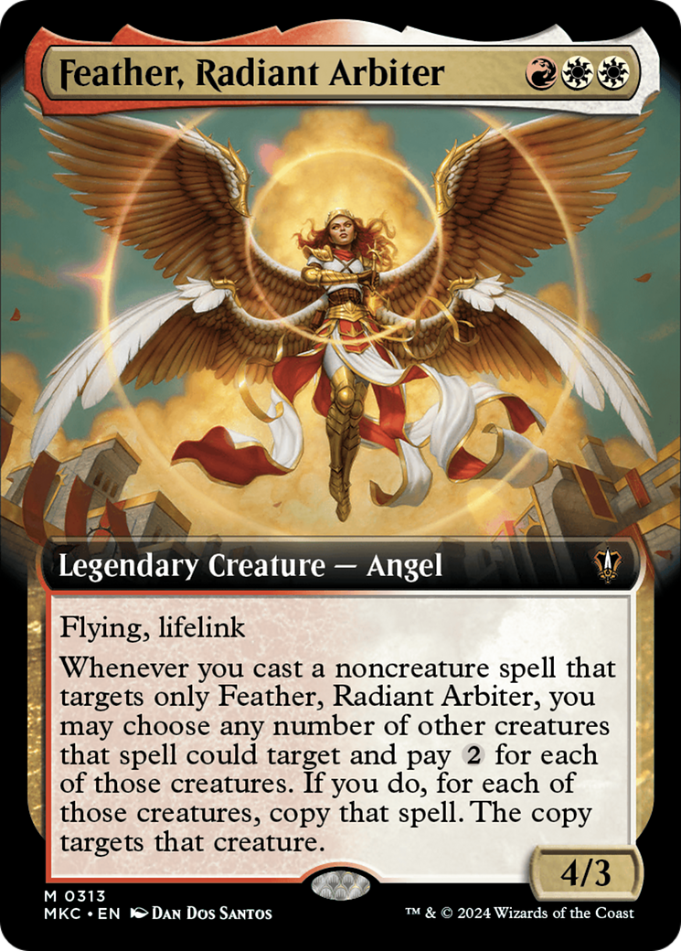 Feather, Radiant Arbiter (Extended Art) [Murders at Karlov Manor Commander] | Webway Games