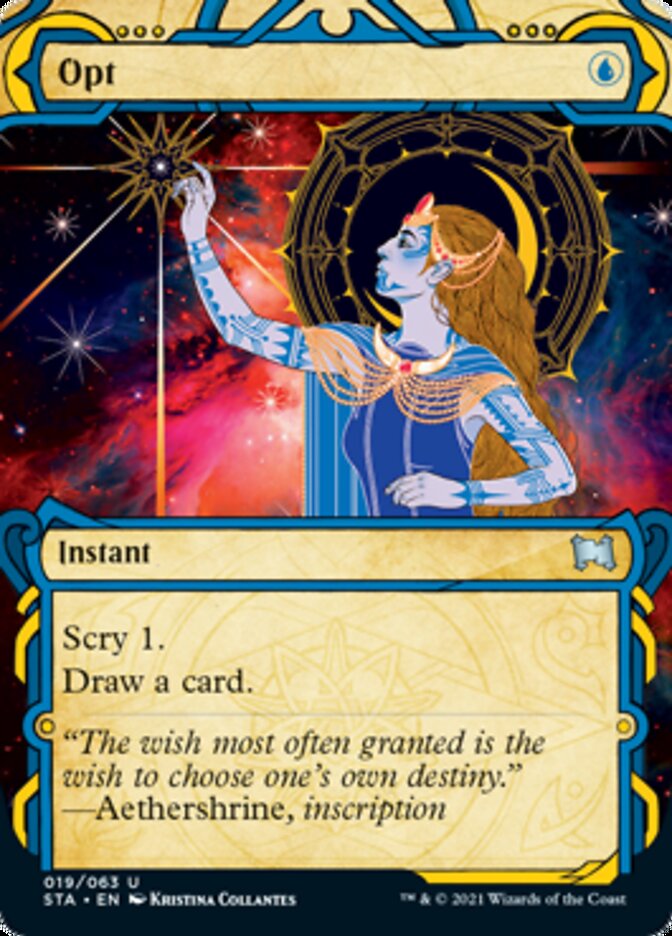 Opt (Foil Etched) [Strixhaven: Mystical Archive] | Webway Games