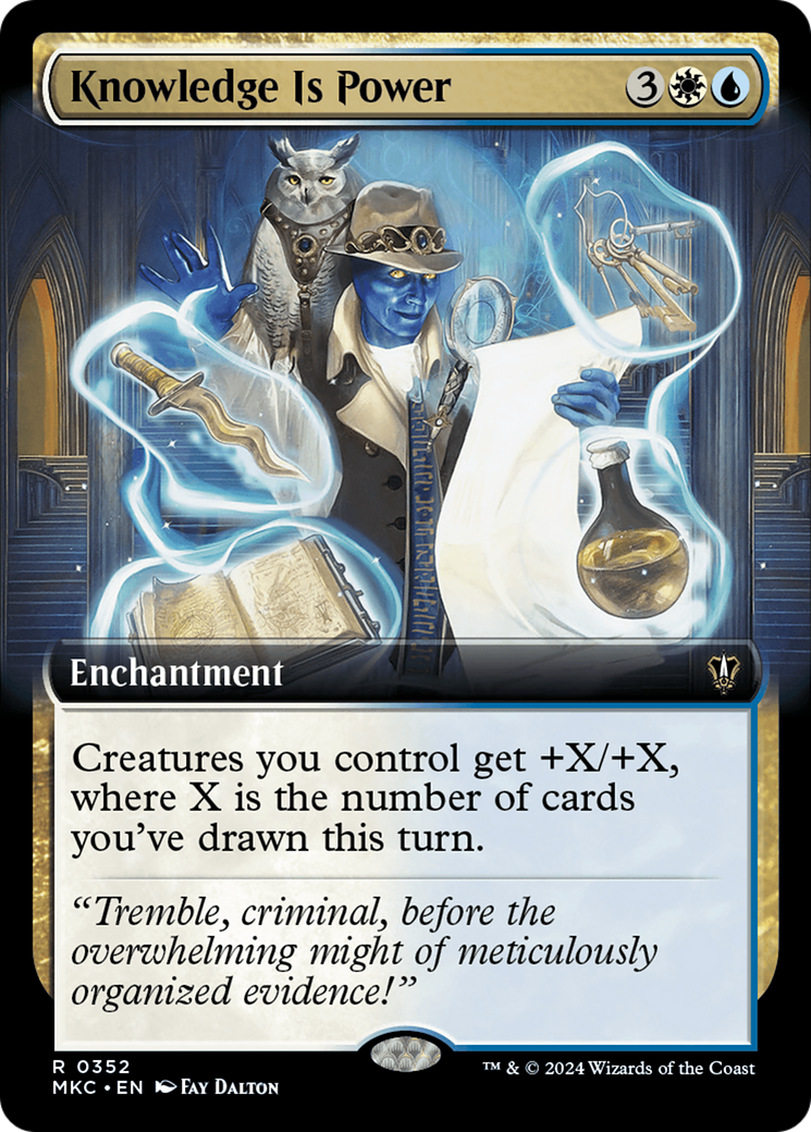 Knowledge is Power (Extended Art) [Murders at Karlov Manor Commander] | Webway Games
