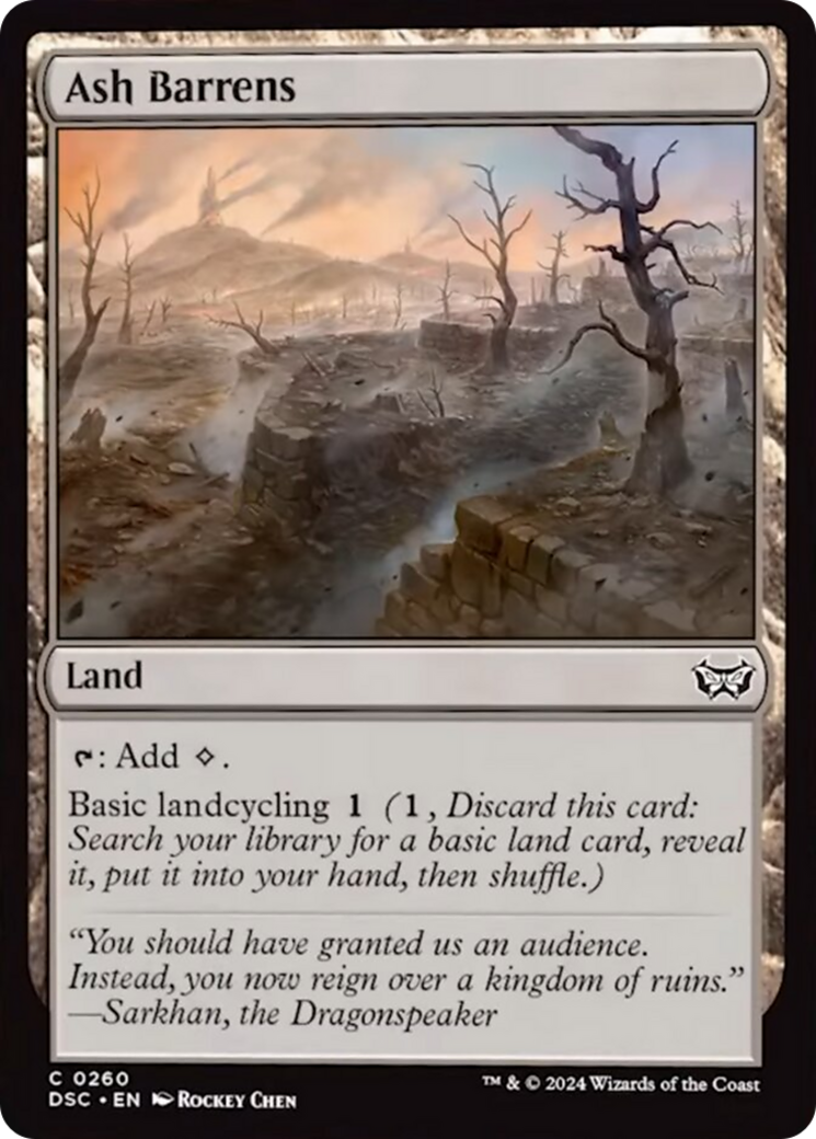 Ash Barrens [Duskmourn: House of Horror Commander] | Webway Games