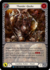 Thunder Quake (Yellow) [EVR025] (Everfest)  1st Edition Extended Art Rainbow Foil | Webway Games