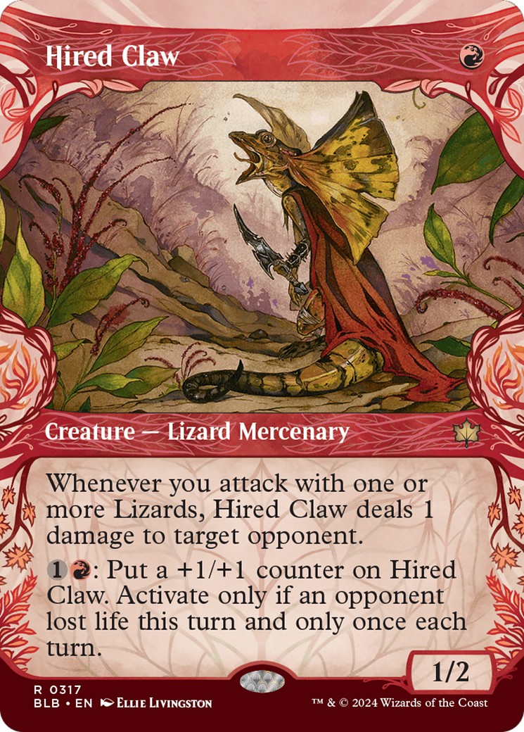 Hired Claw (Showcase) [Bloomburrow] | Webway Games