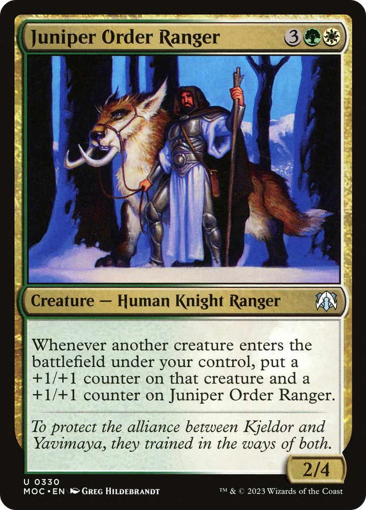 Juniper Order Ranger [March of the Machine Commander] | Webway Games