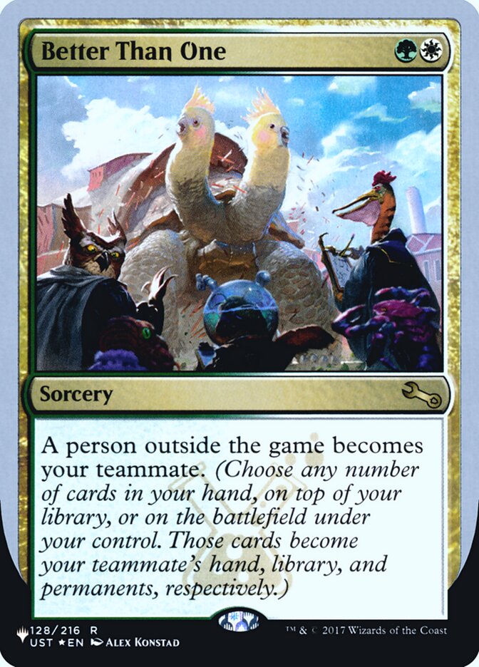 Better Than One (Unfinity Foil Edition) [The List] | Webway Games