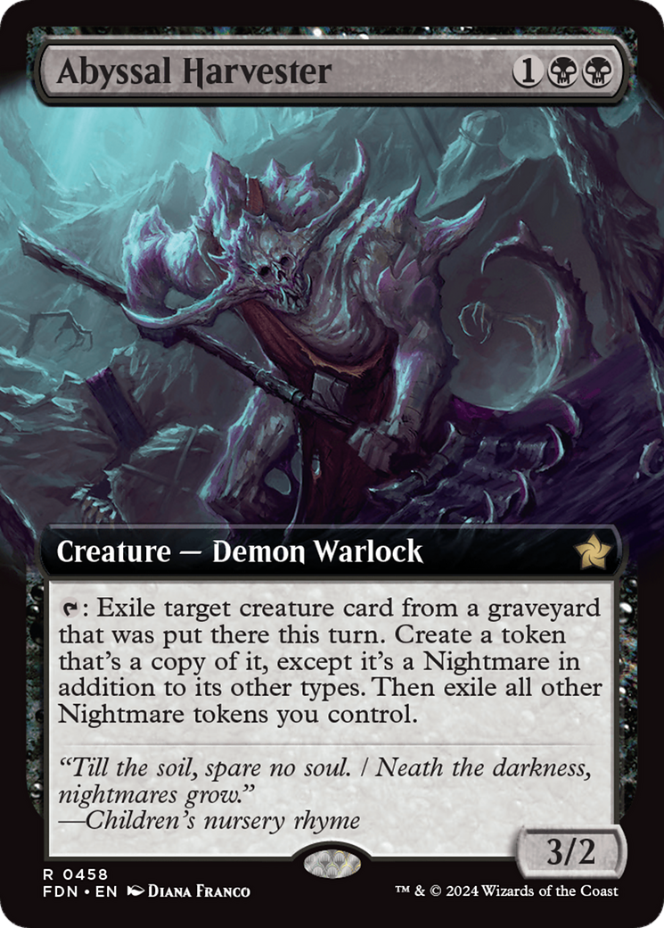 Abyssal Harvester (Extended Art) [Foundations] | Webway Games