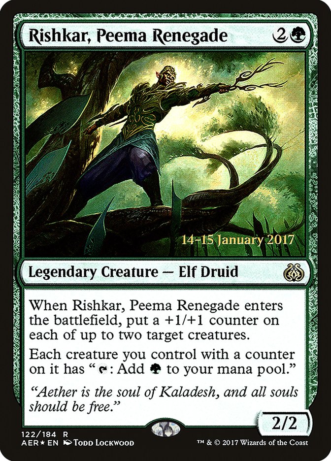 Rishkar, Peema Renegade [Aether Revolt Prerelease Promos] | Webway Games