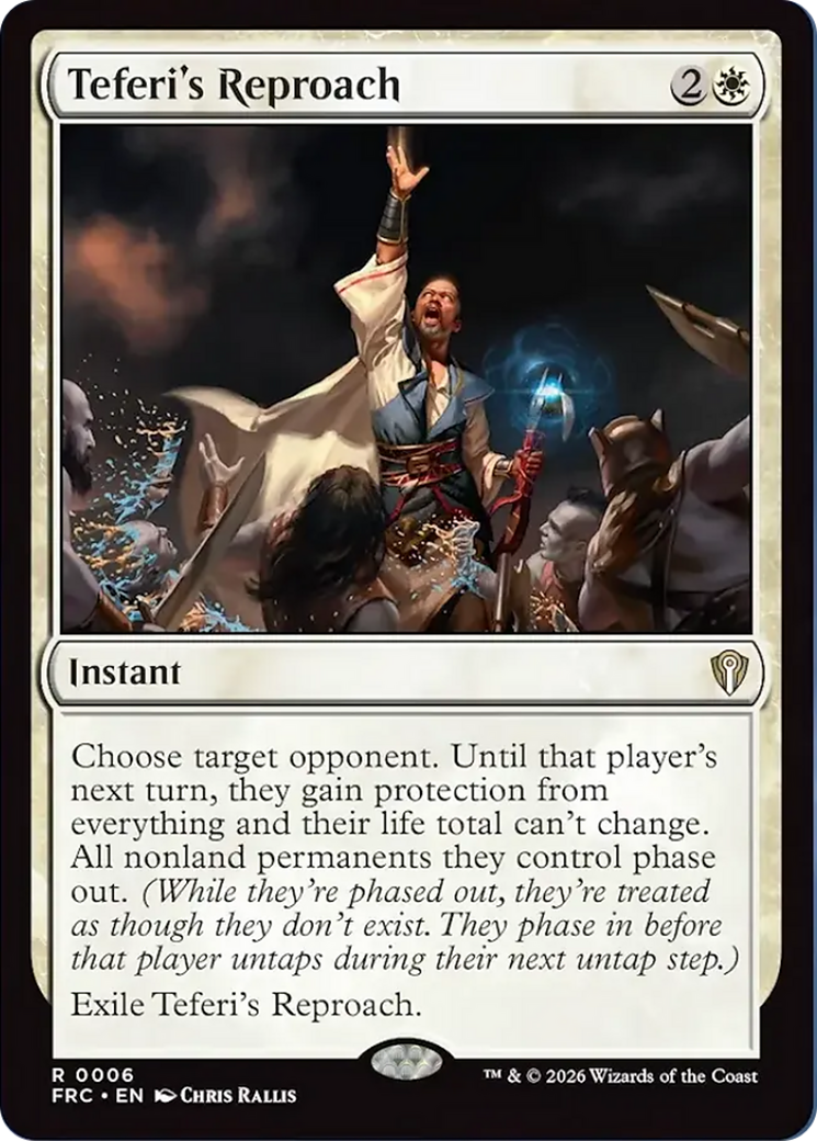 Teferi's Reproach [Reality Fracture Commander] | Webway Games