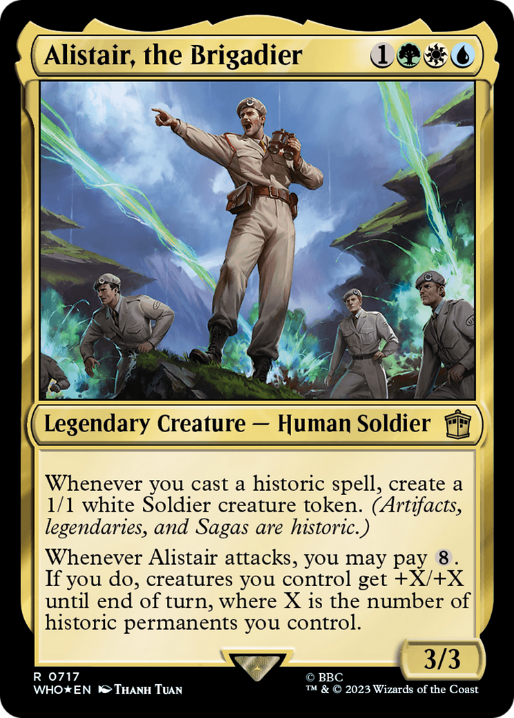 Alistair, the Brigadier (Surge Foil) [Doctor Who] | Webway Games