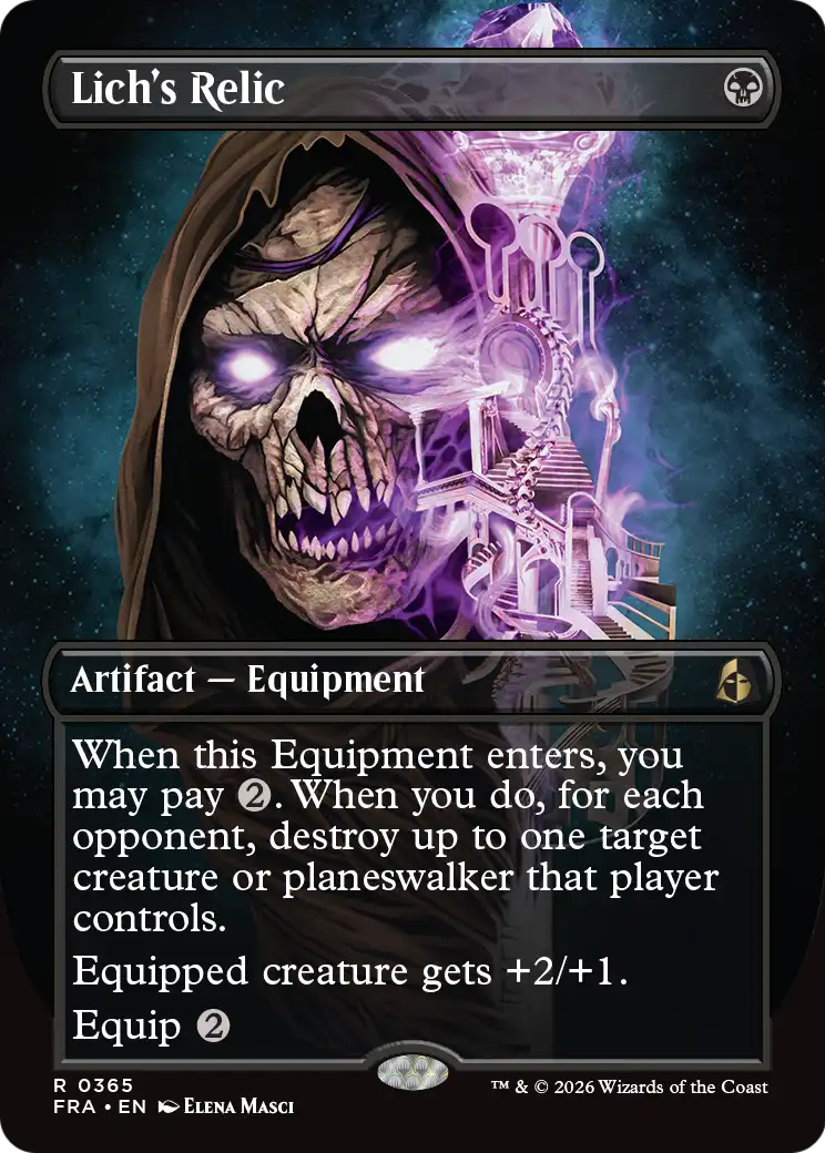 Lich's Relic (Borderless) [Reality Fracture] | Webway Games