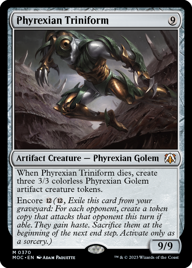 Phyrexian Triniform [March of the Machine Commander] | Webway Games