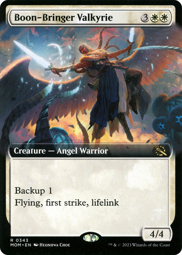 Boon-Bringer Valkyrie (Extended Art) [March of the Machine] | Webway Games