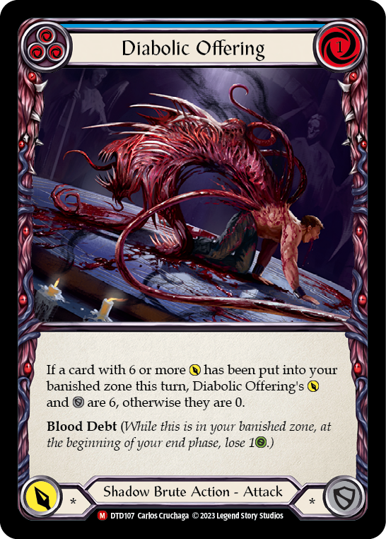 Diabolic Offering [DTD107] (Dusk Till Dawn)  Rainbow Foil | Webway Games