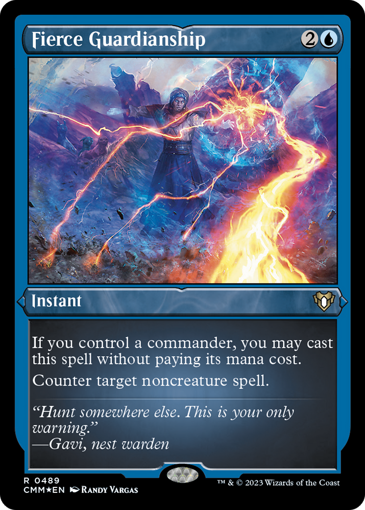 Fierce Guardianship (Foil Etched) [Commander Masters] | Webway Games