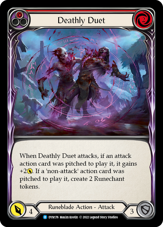 Deathly Duet (Red) [DYN176] (Dynasty) | Webway Games