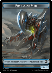 Phyrexian Myr // Servo Double-Sided Token [Modern Horizons 3 Commander Tokens] | Webway Games