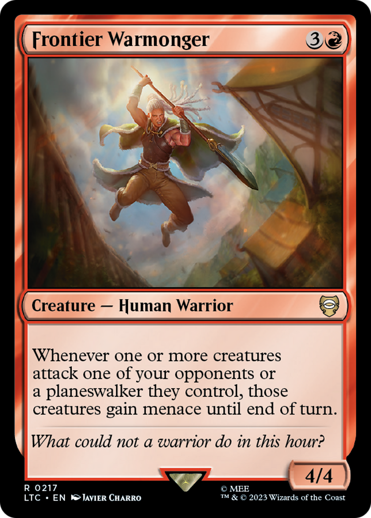 Frontier Warmonger [The Lord of the Rings: Tales of Middle-Earth Commander] | Webway Games