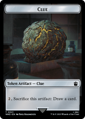 Fish // Clue (0021) Double-Sided Token [Doctor Who Tokens] | Webway Games