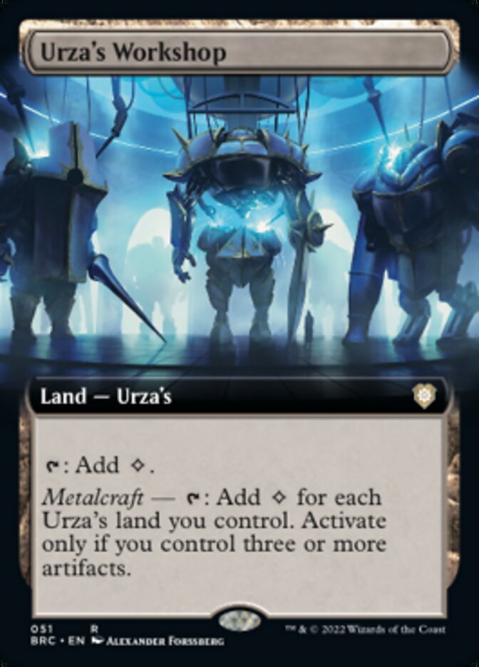 Urza's Workshop (Extended Art) [The Brothers' War Commander] | Webway Games