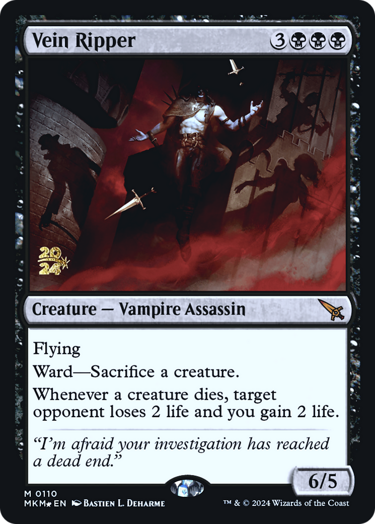 Vein Ripper [Murders at Karlov Manor Prerelease Promos] | Webway Games