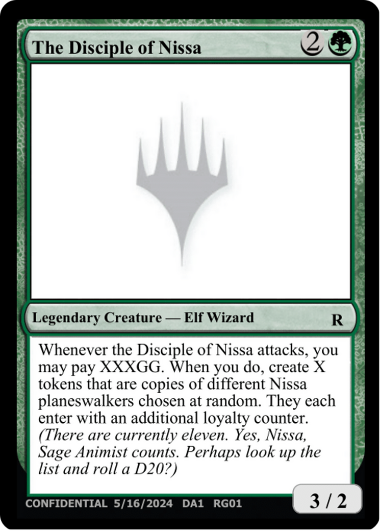 The Disciple of Nissa [Unknown Event] | Webway Games