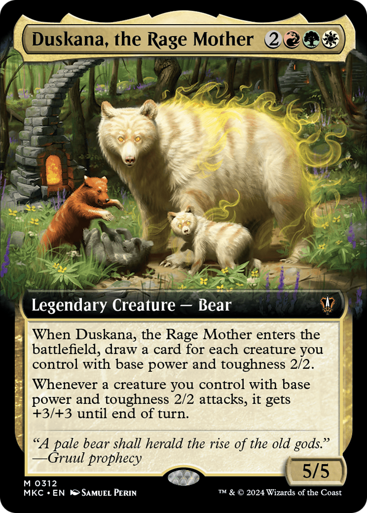 Duskana, the Rage Mother (Extended Art) [Murders at Karlov Manor Commander] | Webway Games