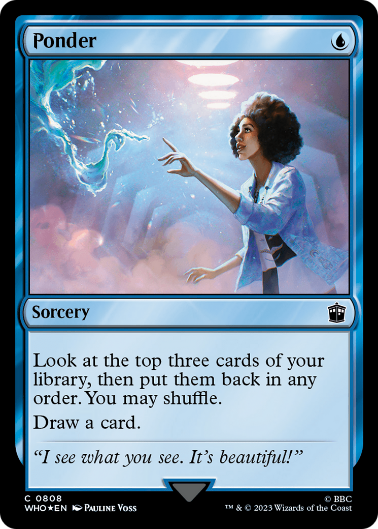 Ponder (Surge Foil) [Doctor Who] | Webway Games