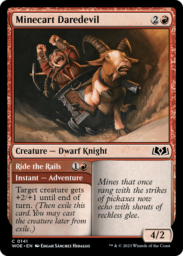 Minecart Daredevil // Ride the Rails [Wilds of Eldraine] | Webway Games