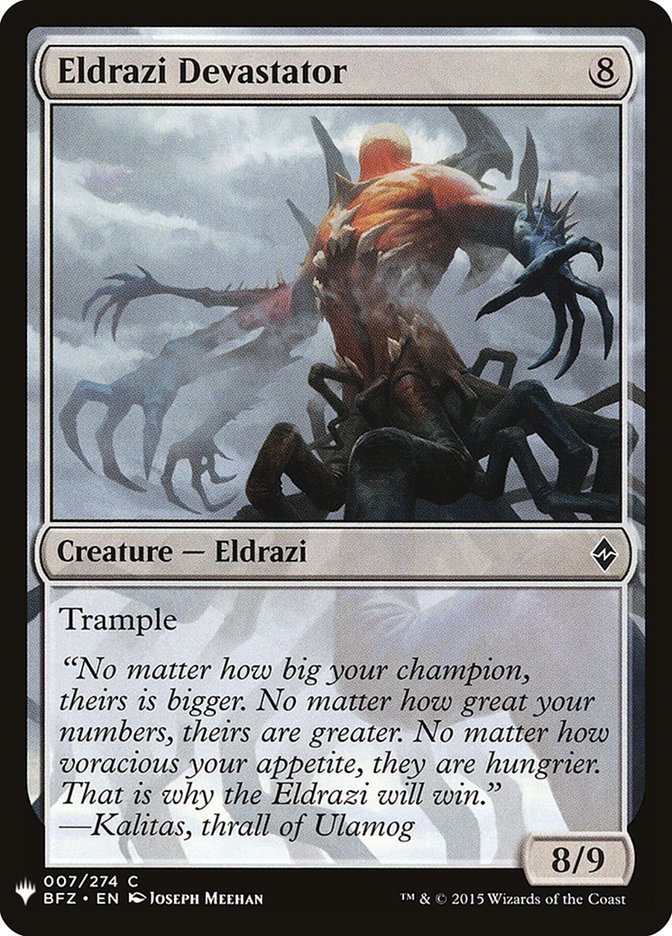 Eldrazi Devastator [Mystery Booster] | Webway Games