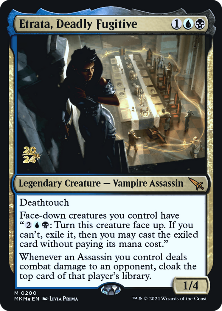 Etrata, Deadly Fugitive [Murders at Karlov Manor Prerelease Promos] | Webway Games