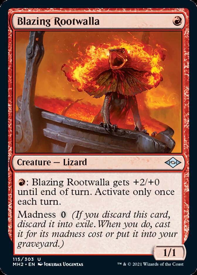 Blazing Rootwalla [Modern Horizons 2] | Webway Games