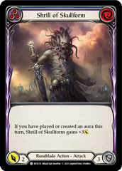 Shrill of Skullform (Blue) [EVR118] (Everfest)  1st Edition Rainbow Foil | Webway Games