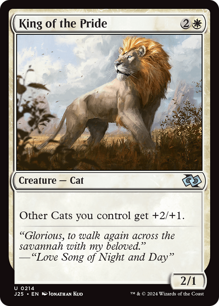 King of the Pride [Foundations Jumpstart] | Webway Games