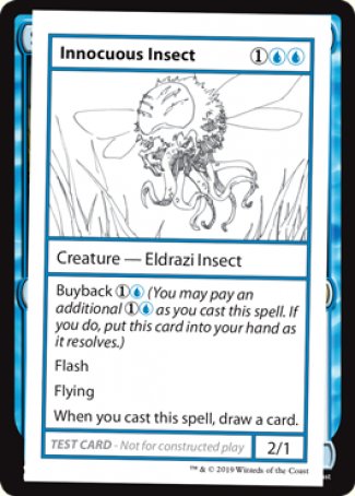 Innocuous Insect (2021 Edition) [Mystery Booster Playtest Cards] | Webway Games