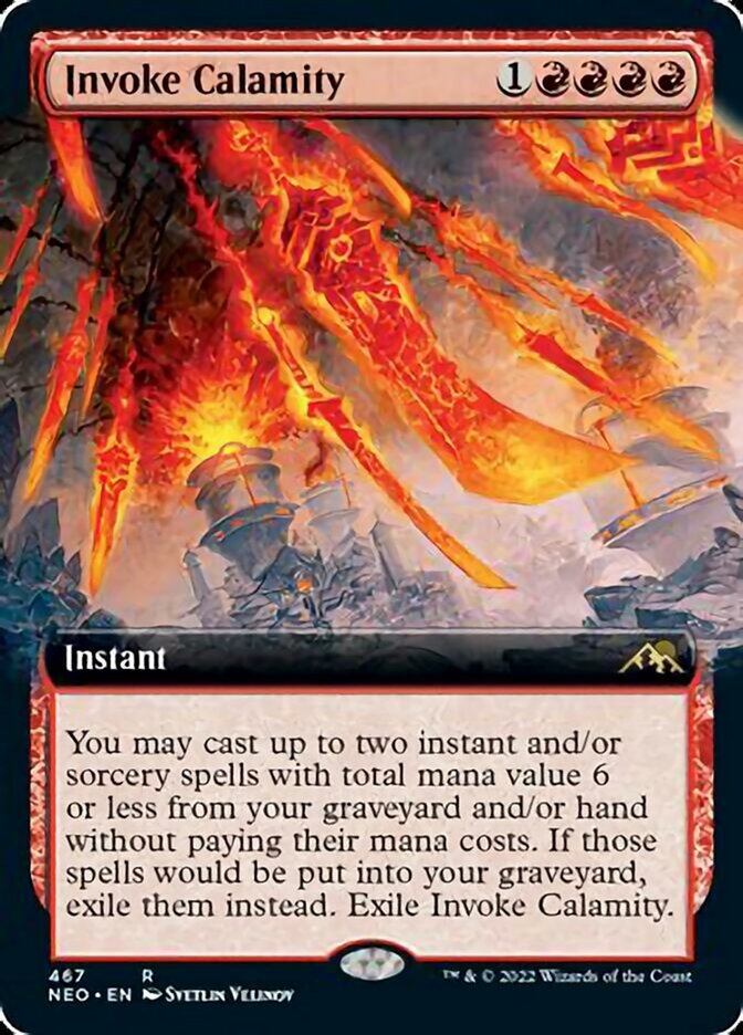 Invoke Calamity (Extended Art) [Kamigawa: Neon Dynasty] | Webway Games