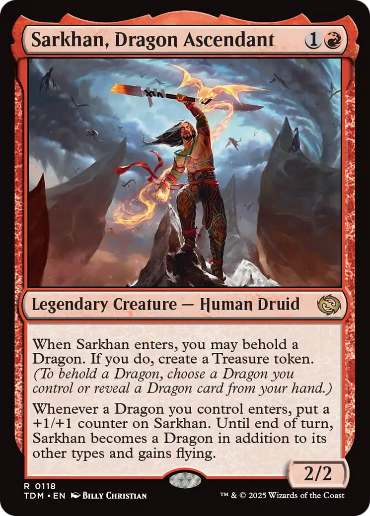 Sarkhan, Dragon Ascendant (118) [Tarkir: Dragonstorm] | Webway Games
