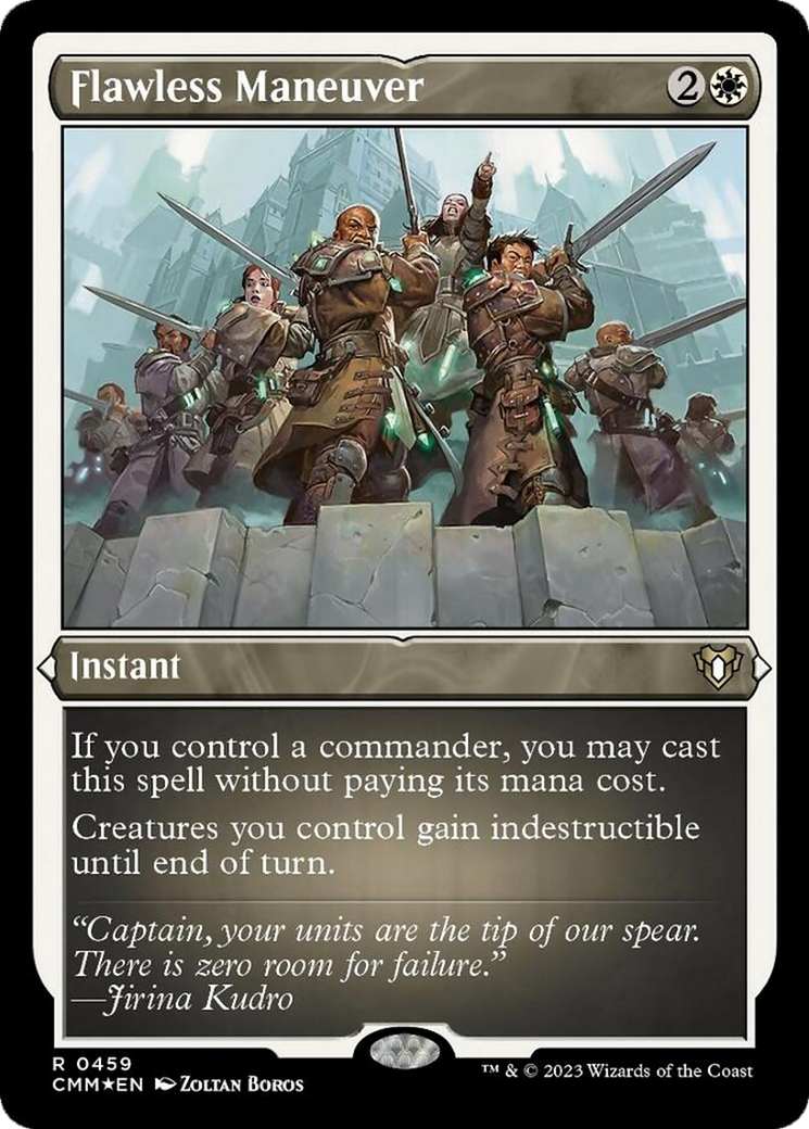 Flawless Maneuver (Foil Etched) [Commander Masters] | Webway Games