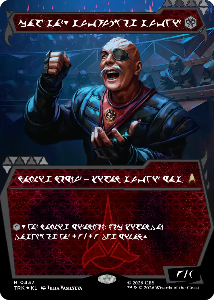 General Chang, Cold Warrior (0437) (Showcase Klingon) [Star Trek] | Webway Games