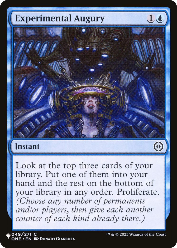Experimental Augury [The List] | Webway Games