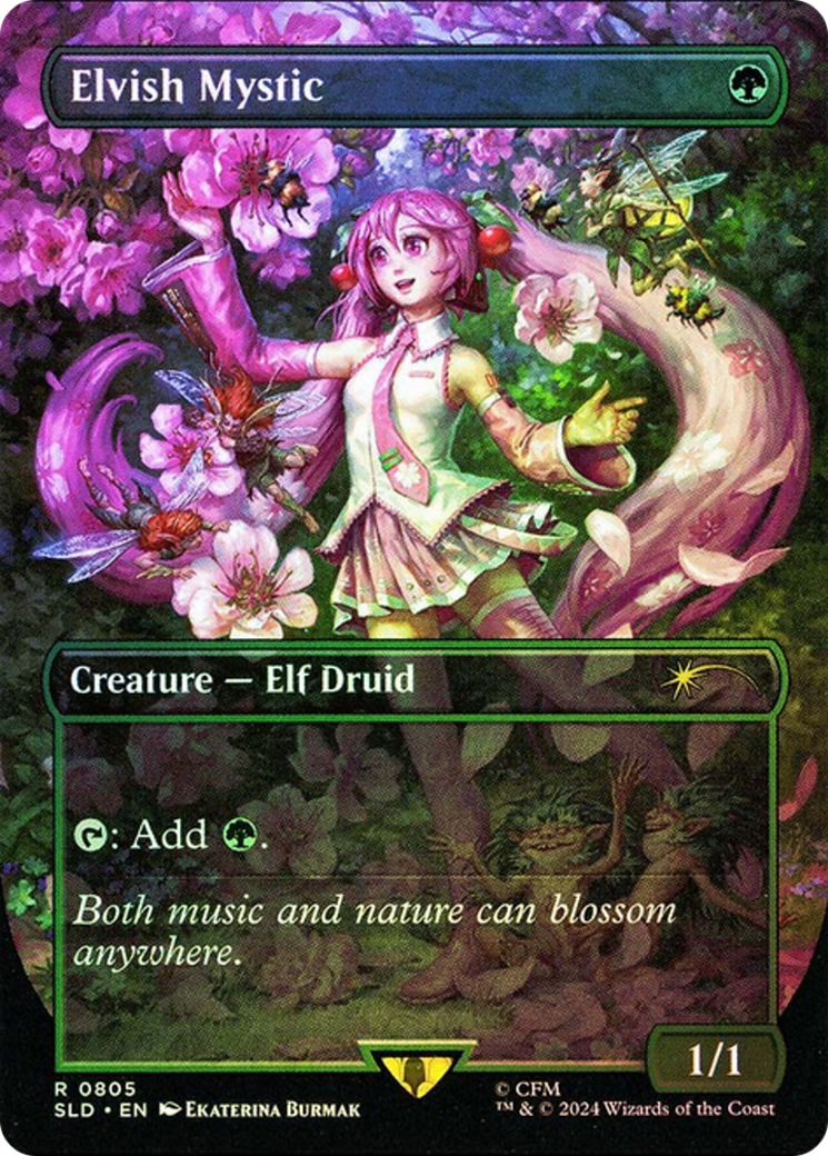 Elvish Mystic (0805) (Rainbow Foil) [Secret Lair Drop Series] | Webway Games
