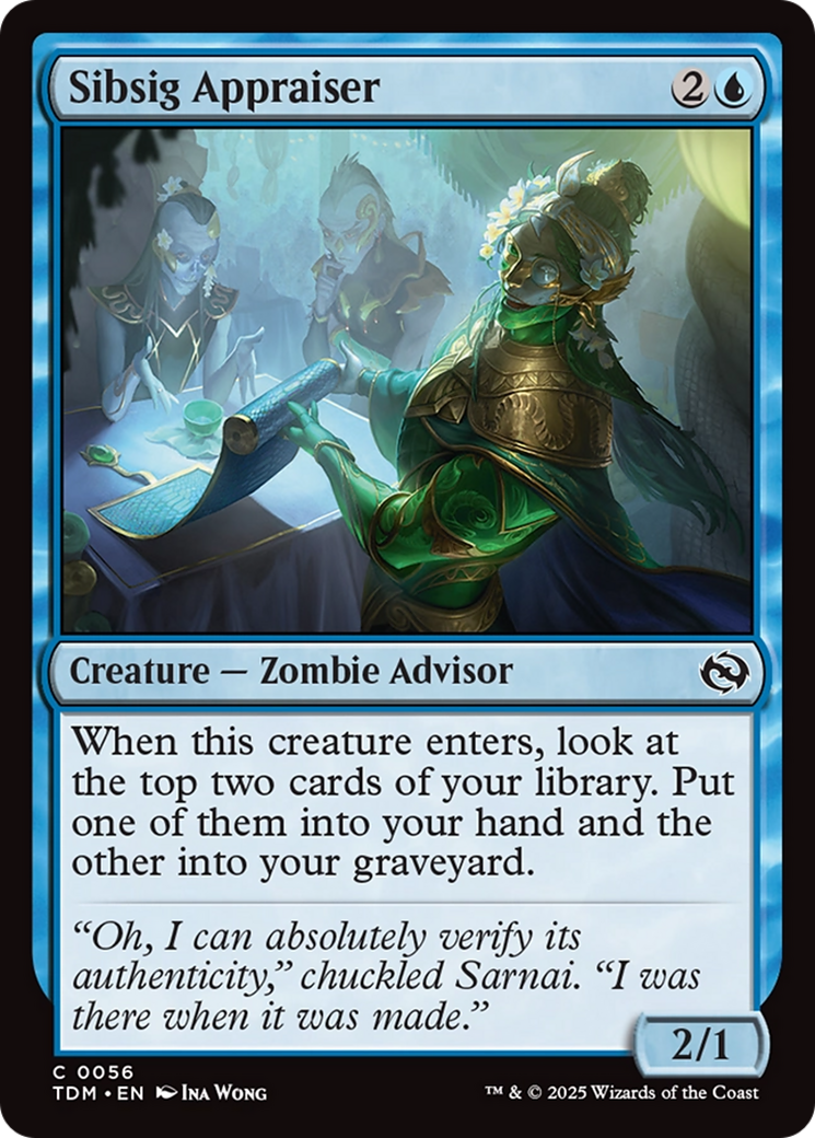Sibsig Appraiser [Tarkir: Dragonstorm] | Webway Games