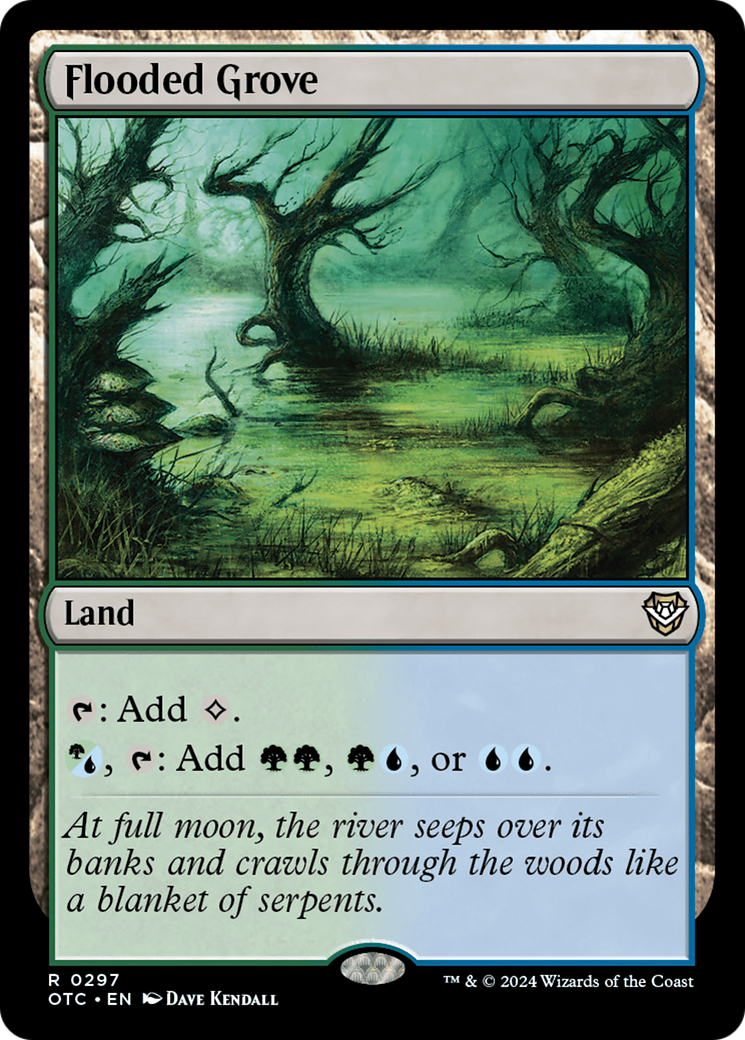 Flooded Grove [Outlaws of Thunder Junction Commander] | Webway Games