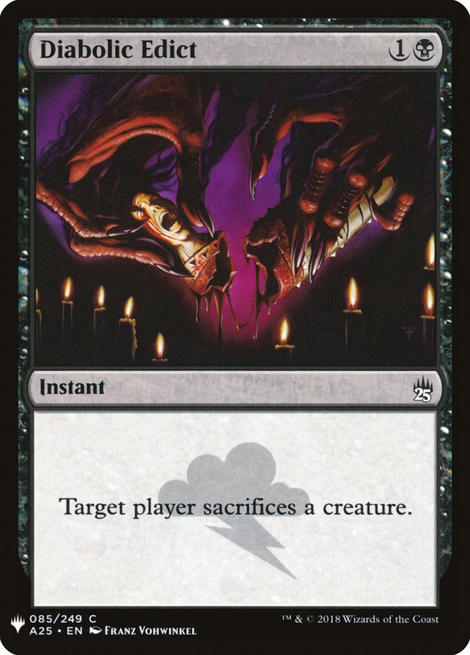 Diabolic Edict [Mystery Booster] | Webway Games