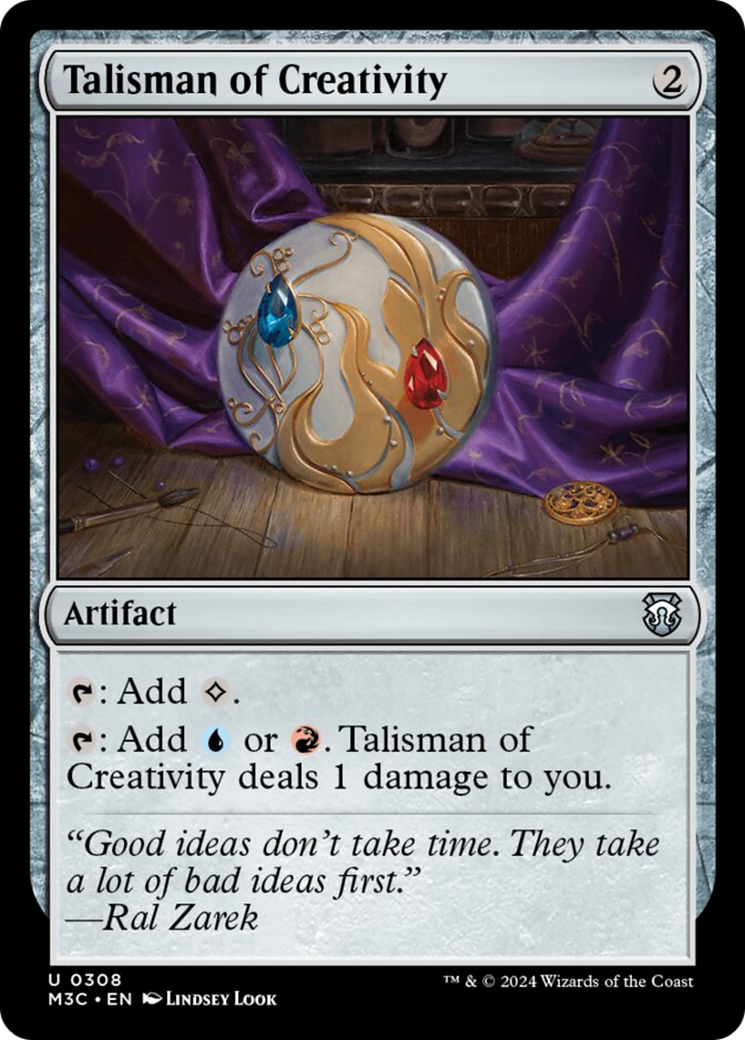 Talisman of Creativity [Modern Horizons 3 Commander] | Webway Games
