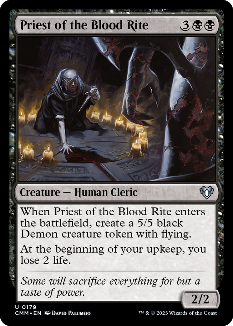 Priest of the Blood Rite [Commander Masters] | Webway Games