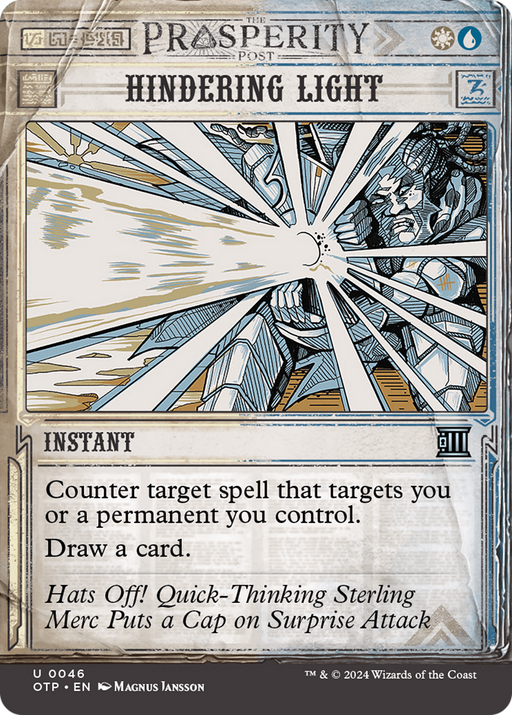 Hindering Light [Outlaws of Thunder Junction: Breaking News] | Webway Games