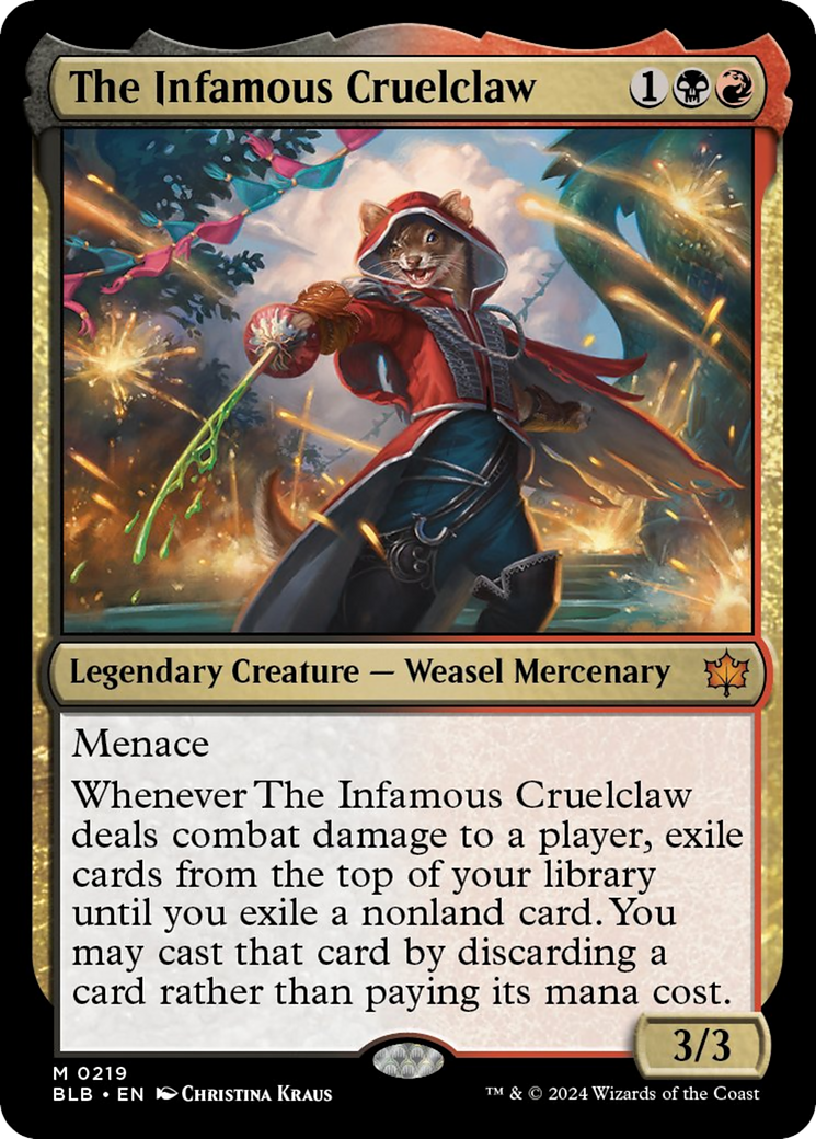 The Infamous Cruelclaw [Bloomburrow] | Webway Games