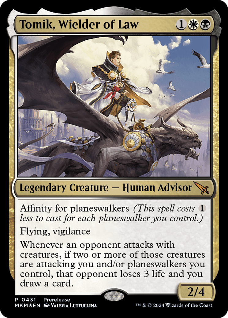 Tomik, Wielder of Law [Murders at Karlov Manor Prerelease Promos] | Webway Games