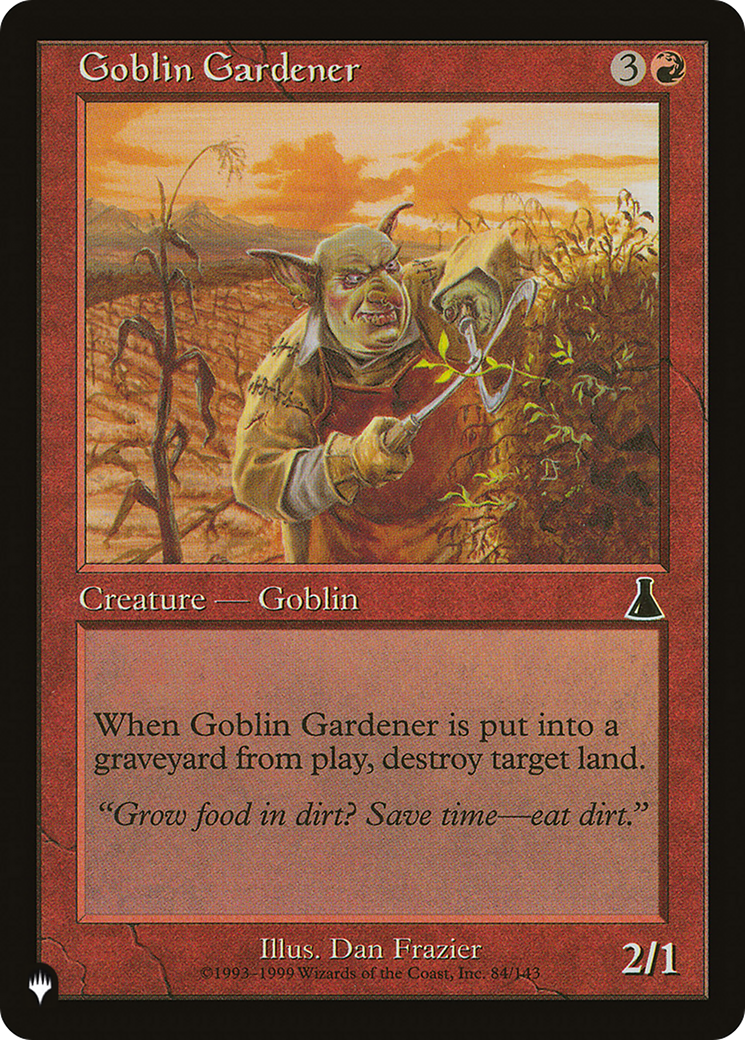 Goblin Gardener [The List] | Webway Games