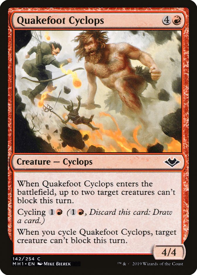 Quakefoot Cyclops [Modern Horizons] | Webway Games